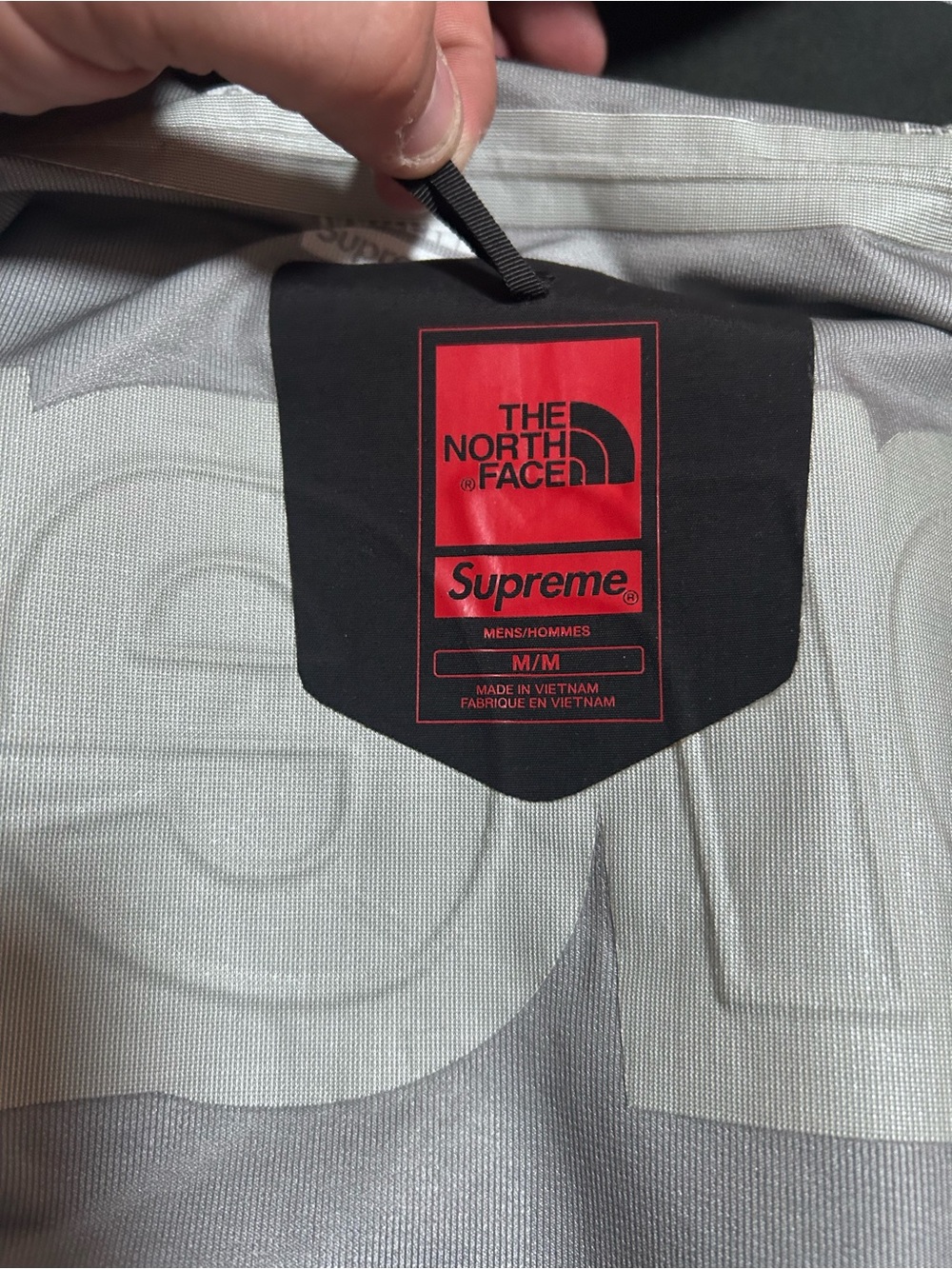 Supreme x The Northface Black and Yellow Taped Seam Shell Jacket - Picture 6 of 7